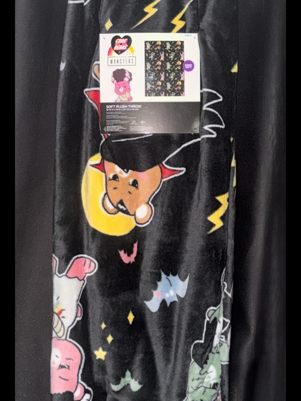 Care Bears Monster Plush Throw Blanket